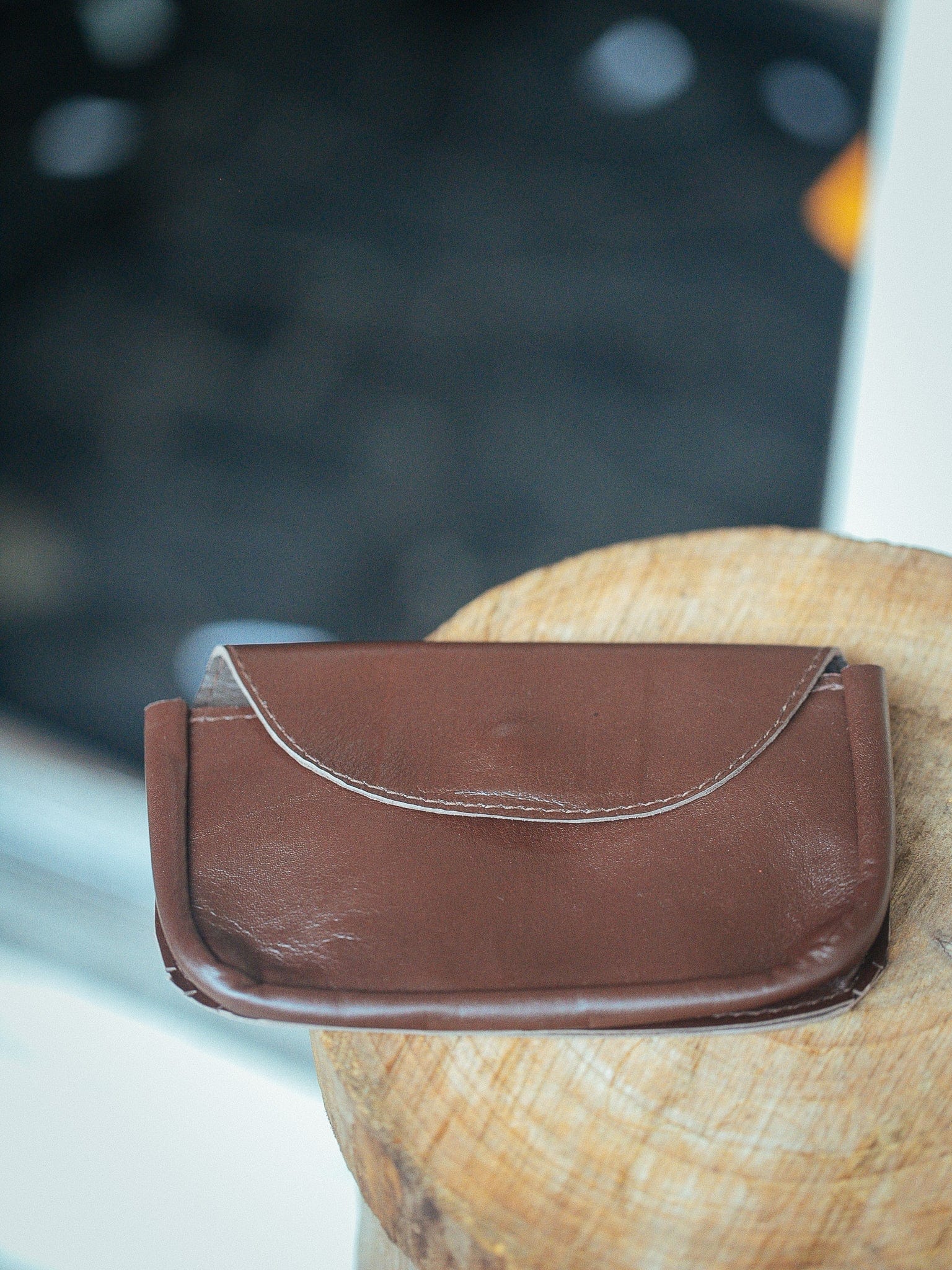 Leather Belt Pouch for Phone/Sunglasses Australian Made – The Real 