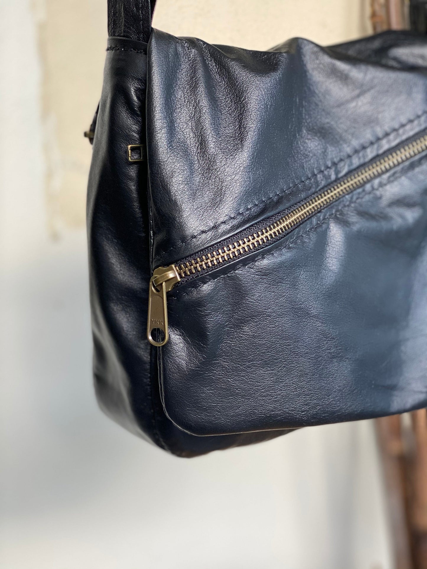 The Real McCaul Shoulder Bags Universal Satchel Bag- Extra Small Australian Made Australian Owned Leather Satchel Bag- Australian Made in Kangaroo and Cowhide Leather