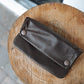 The Real McCaul Tobacco Pouches Dark Brown / Outside Tobacco Pouch - Kangaroo Australian Made Australian Owned Leather Tobacco Pouch Australian Made Kangaroo & Cowhide Leather