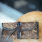 The Real McCaul Tobacco Pouches Tri Fold Tobacco Pouch - Kangaroo Australian Made Australian Owned Leather Tobacco Pouch Australian Made Kangaroo & Cowhide Leather