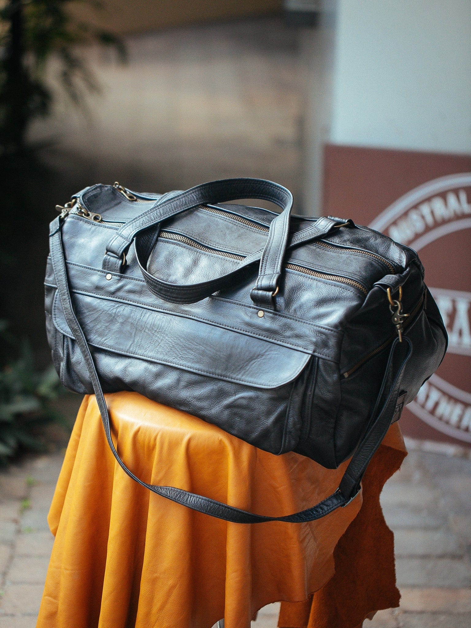 Leather Travel Bag – DÖTCH CLUB