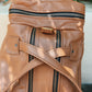The Real McCaul Travel Bag Square Overnight Traveller Bag - Cowhide Australian Made Australian Owned Leather Overnight Travel Bag Duffle Made In Australia Handcrafted