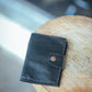 The Real McCaul Wallets Black / Best Kangaroo (Soft) The Andri Wallet - Kangaroo Australian Made Australian Owned Genuine Leather Ladies Small Wallet- Made In Australia with Kangaroo and Cowhide