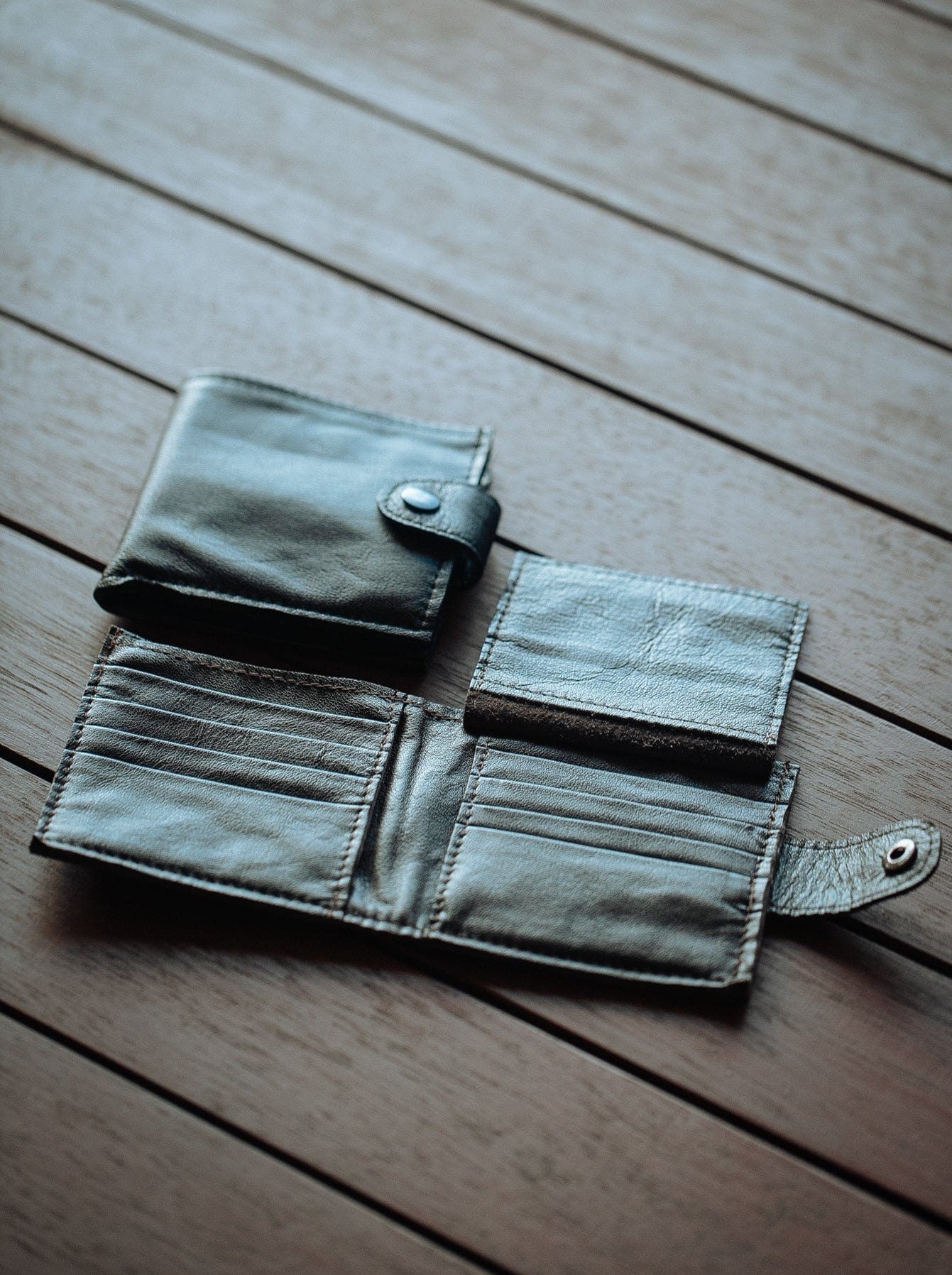 The Real McCaul Wallets Deluxe All-Card Wallet- Cowhide Australian Made Australian Owned Leather Men's Wallet- Australian Made - Kangaroo & Cowhide