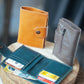 The Real McCaul Wallets The Andri Wallet - Cowhide Australian Made Australian Owned Genuine Leather Ladies Small Wallet- Made In Australia with Kangaroo and Cowhide