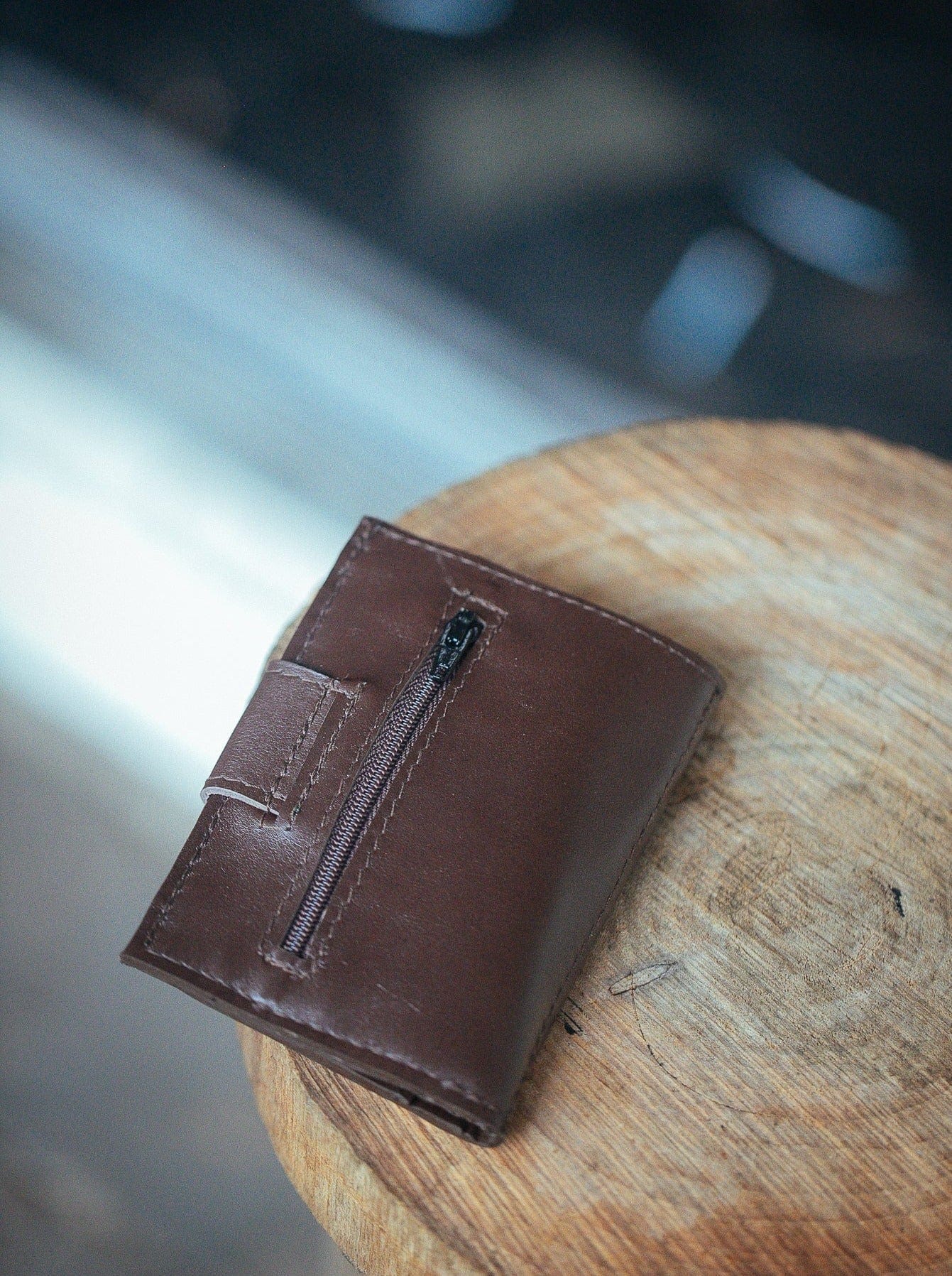 The Real McCaul Wallets The Andri Wallet - Kangaroo Australian Made Australian Owned Genuine Leather Ladies Small Wallet- Made In Australia with Kangaroo and Cowhide