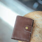 The Real McCaul Wallets The Andri Wallet - Kangaroo Australian Made Australian Owned Genuine Leather Ladies Small Wallet- Made In Australia with Kangaroo and Cowhide